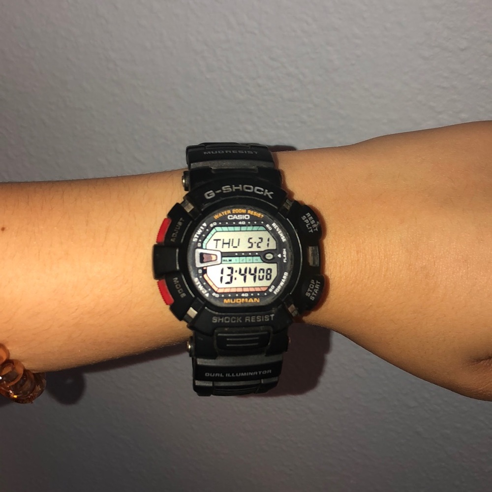Black and Red G-Shock Watch